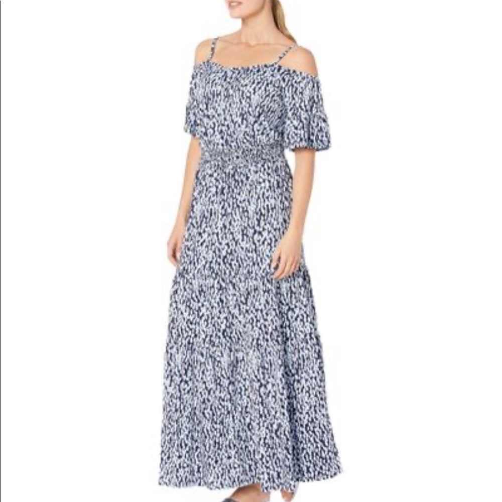 NEW Lovely Michael Kors Cold Shoulder Maxi XL